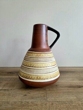 Vintage Mid Century 1950s 1960s Germany 310 22 Ceramic Vase MCM Pottery